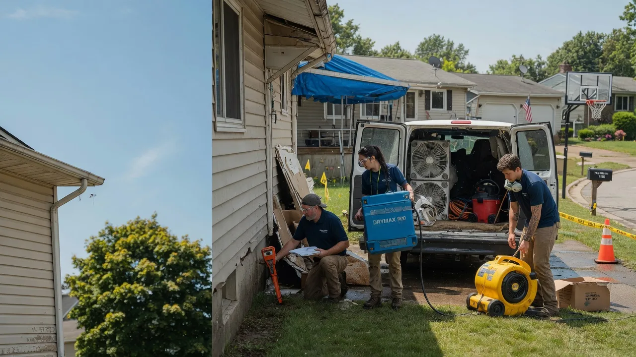 Ceiling Leak Cleanup in Bowlus, MN near me