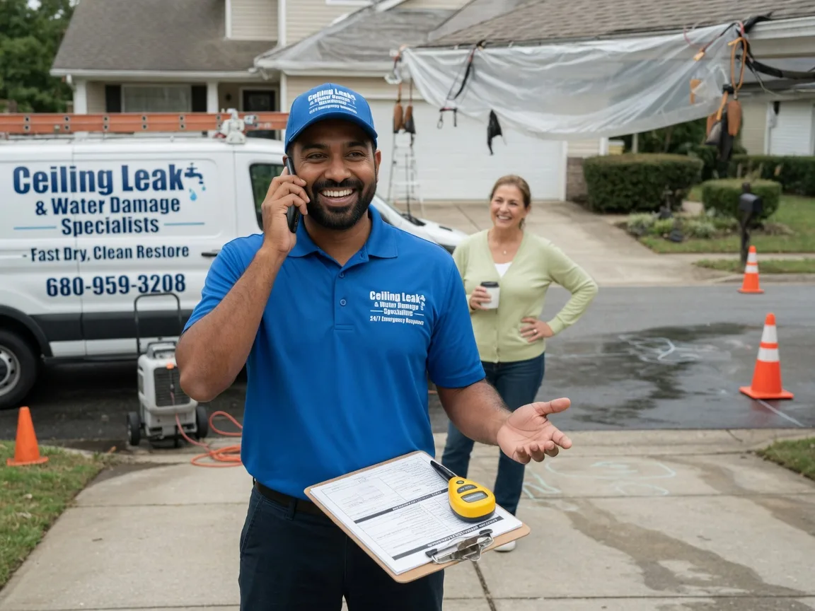 Ceiling Leak Cleanup Bowlus, MN FAQs